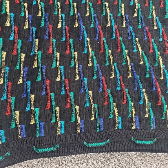 Mulga Classics 100% Wool Australian Made XL Coogi Style Multicolor Sweater - Picture 8 of 13